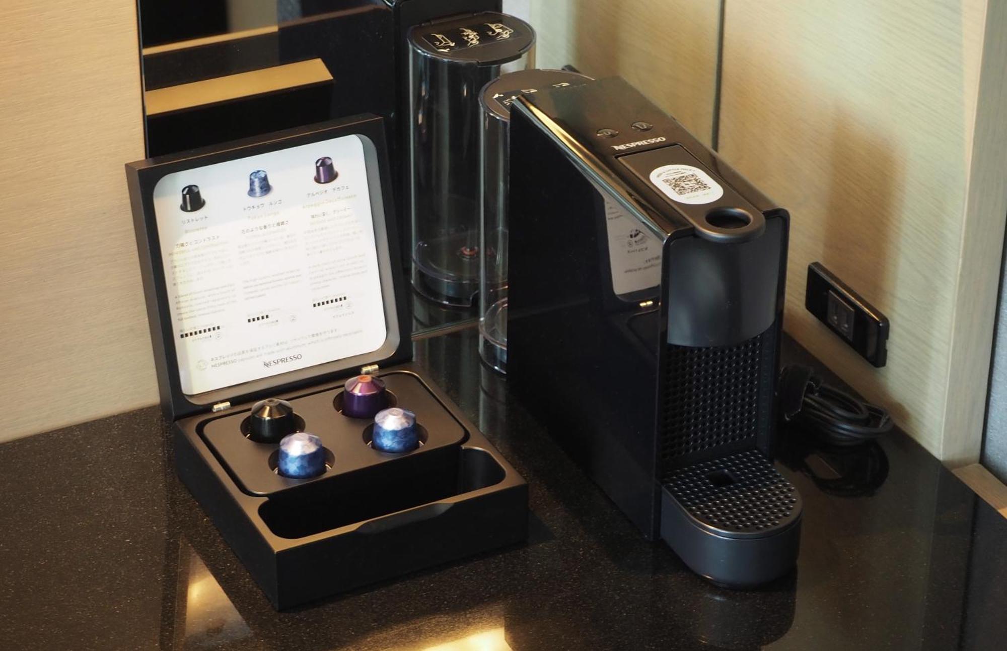 Hotel New Otani Tokyo The Main Exterior photo A Nespresso coffee machine